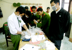 Công an huyện Tân Lạc phối hợp với lực lượng chức năng Công an tỉnh đấu tranh hiệu quả với tội phạm ma túy trên địa bàn huyện.
