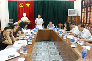 Đồng chí Bùi Văn Cửu, Phó Chủ tịch TT UBND tỉnh kết luận hội nghị.
