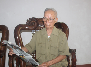 Bác Phạm Ngọc Thể - người vinh dự ba lần được gặp Bác Hồ.