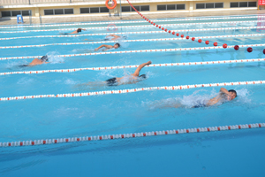 Các VĐV huyện Kim Bôi tham gia thi đấu ở nội dung 10 m bơi tự do cá nhân nam tại giải bơi cự ly trẻ, vô địch, trung - cao tuổi.


