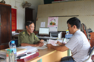 Công an xã Ngọc Lương (Yên Thủy) tập trung thực hiện công tác quản lý nhân, hộ khẩu, đảm bảo ANTT vùng giáp ranh.


