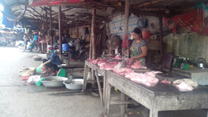 Người tiêu dùng nên mua thịt ở những quầy trong chợ đã qua kiểm dịch.