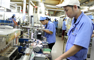 Công ty SanKoh 100% vốn Nhật Bản hoạt động hiệu quả tại KCN Bờ trái Sông Đà.