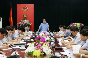 Đồng chí Nguyễn Văn Quang, Chủ tịch UBND tỉnh phát biểu chỉ đạo tại hội nghị

 

