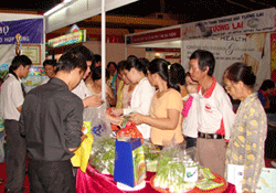 Hội chợ được tổ chức hàng năm là cơ hội để người dân nông thôn tiếp cận với hàng Việt Nam.
