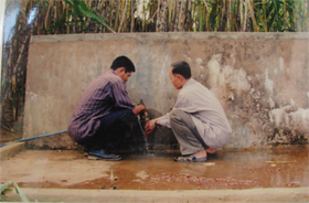 Cứ vào mùa khô, nhiều hộ dân phường Thái Bình lại rơi vào tình trạng thiếu nước sinh hoạt.