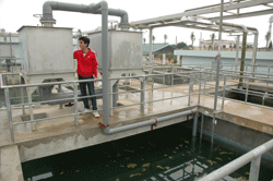 Nhà máy xử lý nước thải công nghiệp – KCN Lương Sơn đi vào vận hành
