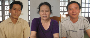 Các đối tượng: Trần Ngọc Quảng, Lê Thị Sen, Nguyễn Đức Hùng