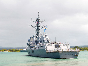 Tàu khu trục USS Chung - Hoon sẽ tham gia tập trận chung giữa Philippines và Mỹ từ ngày 28-6.