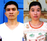 2 tên cướp Đặng Hoài Linh và Nguyễn Thị Kiều Trang sa lưới.