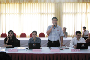 Đại biểu Nguyễn cao Sơn - Đoàn Hòa Bình phát biểu ý kiến về Luật quản lý Thuế.
