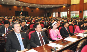 Đoàn đại biểu Quốc hội tỉnh Hòa Bình tại kỳ họp thứ 3, Quốc hội khóa XIII.