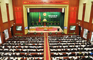 Quốc hội thảo luận ở hội trường về Dự án Luật sửa đổi, bổ sung một số điều của Luật Luật sư.
