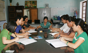 Chi bộ khoa Tự nhiên-công nghệ, Trường CĐSP Hòa Bình họp triển khai các nhiệm vụ trọng tâm công tác phát triển Đảng của khoa trong năm.

 

