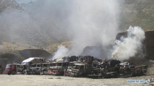 Căn cứ hậu cần của Mỹ ở tỉnh Nangarhar từng bị tấn công vào các tháng 9 và 11-2013.