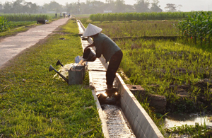 Hệ thống kênh mương thủy lợi trên địa bàn xóm Chiềng, xã Vĩnh Đồng (Kim Bôi) được đầu tư theo công nghệ mới, góp phần nâng cao hiệu quả sản xuất nông nghiệp cho người dân. 

