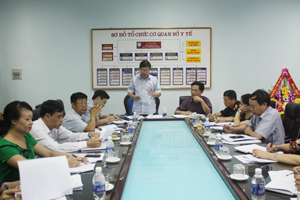 Đồng chí Bùi Văn Cửu, Phó Chủ tịch UBND tỉnh kết luận tại cuộc họp.