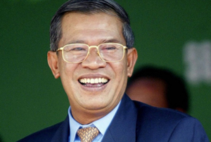 Tân Chủ tịch CPP Hun Sen. (Ảnh: Telegraph)