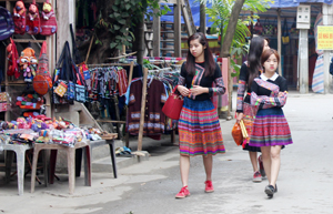 Bản Lác, xã Chiềng Châu trở thành điểm du lịch cộng đồng thu hút nhiều du khách đến thăm quan.