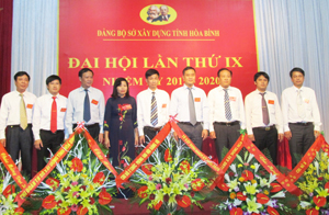 BCH Đảng bộ Sở Xây dựng khóa IX, nhiệm kỳ 2015-2020 ra mắt Đại hội