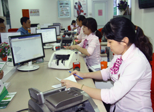 Chi nhánh ngân hàng VPBank Hòa Bình làm tốt công tác huy động vốn góp phần cho khách hàng vay phát triển sản xuất - kinh doanh.
