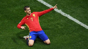A. Morata - chân sút xuất sắc của đội tuyển Tây Ban Nha