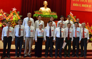 BCH Hội NCT khóa II nhiệm kỳ 2016 – 2021 ra mắt Đại hội.

