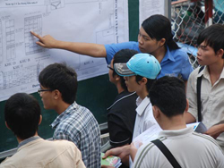 Thí sinh dự thi vào Trường Cao đẳng Kỹ thuật Cao Thắng xem sơ đồ phòng thi.