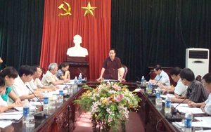 Đồng chí Nguyễn Văn Quang, Phó Bí thư TT Tỉnh ủy, Chủ tịch HĐND tỉnh phát biểu chỉ đạo tại hội nghị.
                                                            
