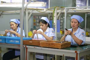 Công ty TNHH Nghiên cứu kỹ thuật R Việt Nam 100% vốn đầu tư Nhật Bản tích cực trong việc nộp thuế đối với NSNN, tạo việc làm cho nhiều lao động địa phương. (Ảnh H.D)