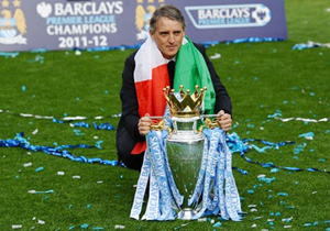 Mancini sẽ gắn bó với Man City thêm 5 năm - Ảnh Getty