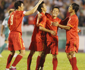 ĐT Việt Nam sẽ được thi đấu ít nhất 5 trận giao hữu - Ảnh: Sơn Dũng.

