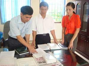 Lãnh đạo UBKT Huyện ủy Yên Thủy thường xuyên trao đổi, rút kinh nghiệm nhằm nâng cao chất lượng các cuộc kiểm tra, giám sát.