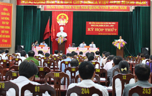 Kỳ họp thứ 7, HĐND huyện Mai Châu khoá XVIII, nhiệm kỳ 2011 – 2016.
