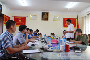 Họp BCĐ triển khai kế hoạch tổ chức HKPĐ tỉnh lần thứ VII-năm 2014.