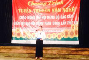Đêm tuyên truyền văn nghệ tại xã Bắc Sơn – Tân Lạc.