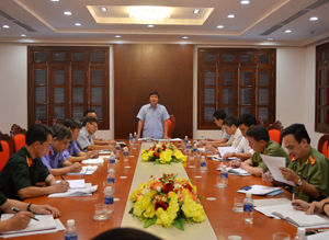 Đồng chí Trần Đăng Ninh, Phó Bí thư Thường trực Tỉnh ủy phát biểu kết luận hội nghị.

