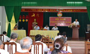 Đồng chí Trần Đăng Ninh, Phó Bí thư TT Tỉnh ủy phát biểu chỉ đạo hội nghị.