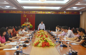 Đồng chí Trần Đăng Ninh, Phó Bí thư TT Tỉnh ủy phát biểu kết luận hội nghị. 

