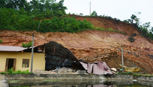 Hiện trạng hậu quả sau mưa lũ tại Yên Bái.