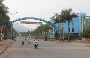Khu công nghiệp Lương Sơn hiện có 12 dự án FDI với số vốn đầu tư 232, 4 triệu USD. Ảnh: P.V