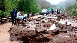 Dự báo ngày hôm nay, lũ quét và sạt lở đất có khả năng xảy ra ở tỉnh Quảng Ninh.