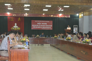 Đồng chí Nguyễn Văn Toàn, UVTU, Trưởng Ban Tuyên giáo Tỉnh ủy phát biểu kết luận hội nghị.  

 

