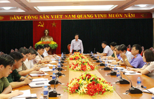 Đồng chí Trần Đăng Ninh, Phó Bí thư TT Tỉnh ủy, Chủ tịch HĐND tỉnh phát biểu kết luận hội nghị.