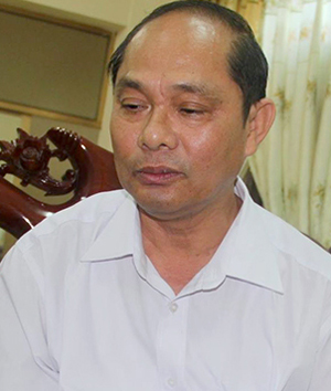 Ông Võ Tá Đinh, Giám đốc Sở Tài nguyên và Môi trường Hà Tĩnh