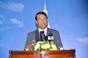 Quyền phát ngôn viên Bộ Ngoại giao Lào, ông Bounnem Chuonghom (Nguồn: Phân xã Vientiane)