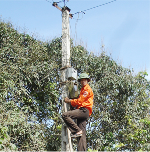 Kiểm tra khả năng vận hành mạng lưới điện hạ áp nông thôn  trên địa bàn xã Nam Thượng (Kim Bôi).