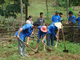 Các cở sở Đoàn huyện Tân Lạc thường xuyên phát động các phong trào hành động cách mạnh tạo môi trường cho ĐVTN rèn luyện phấn đấu và trưởng thành.