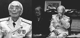 Ảnh Đại tướng Võ Nguyên Giáp trong bộ ảnh “Tướng trận thời bình” của Việt Văn