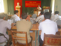 Hội nghị dành thời gian để các đại biểu tham luận các nội dung triển khai đề án 212 năm 2010
